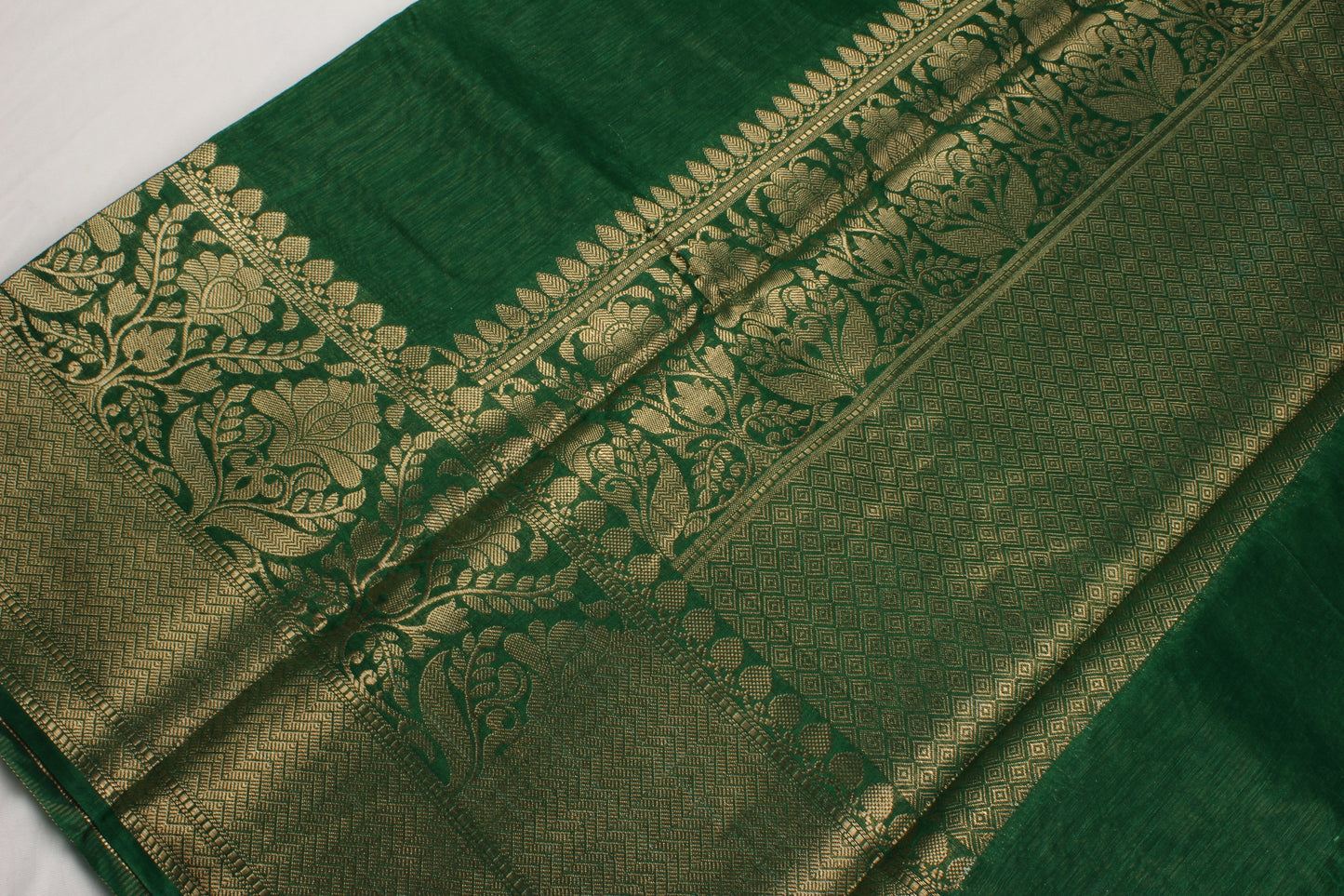 Banarasi pure linen silk saree