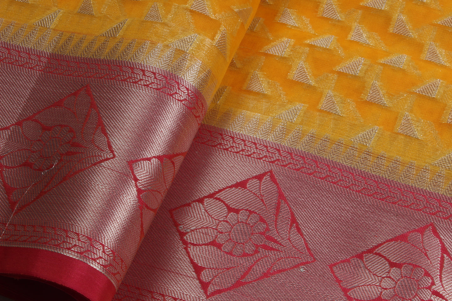 Banarasi Handwoven kora organza silk saree
