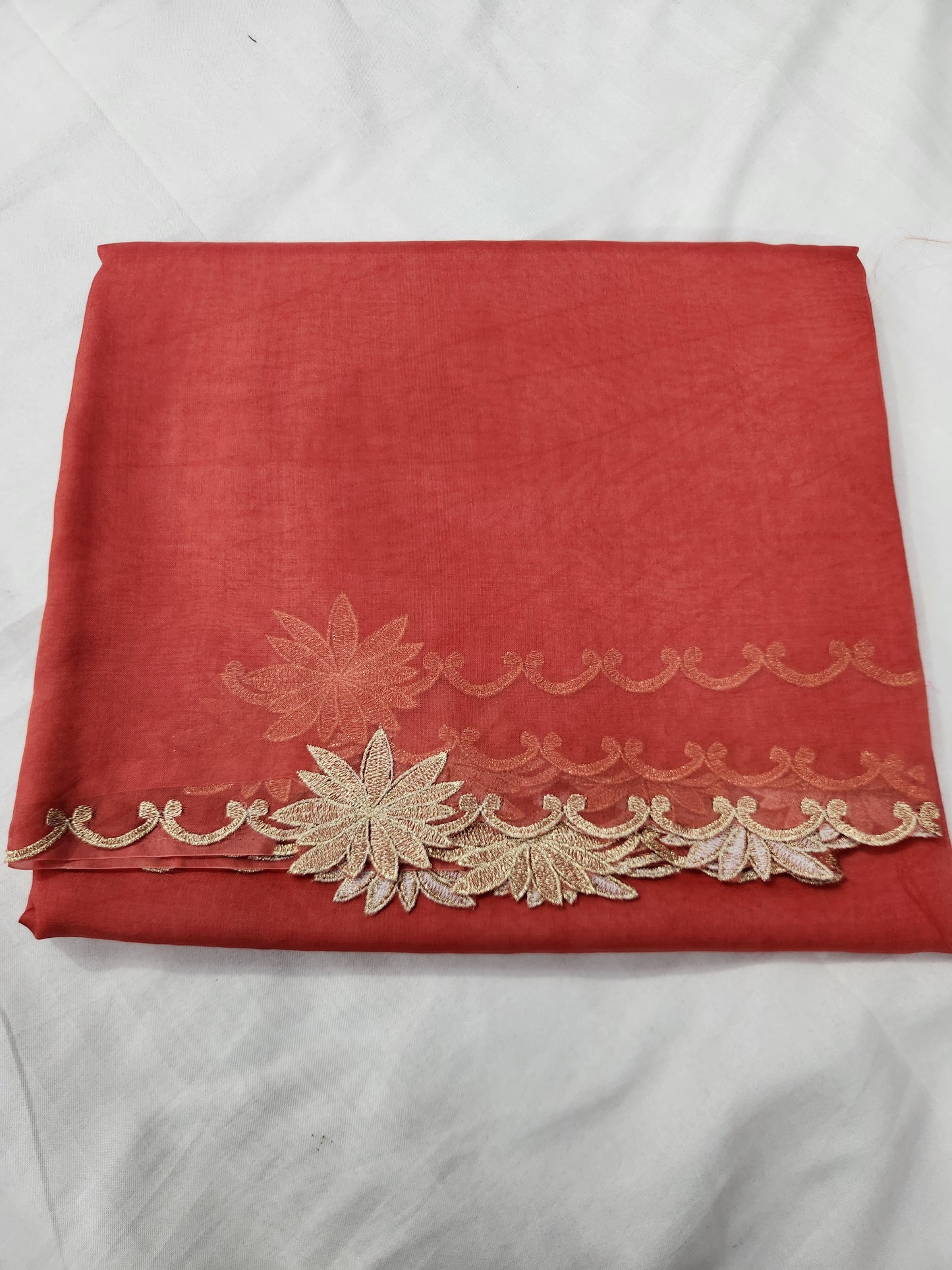 Banarasi pure chickenkari organza silk saree