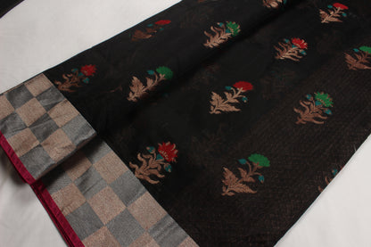 Handwoven Banarasi Cotton Silk Saree