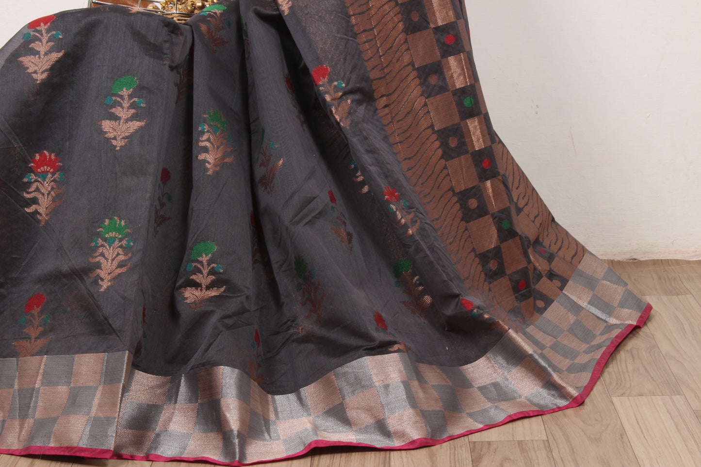 Handwoven Banarasi Cotton Silk Saree