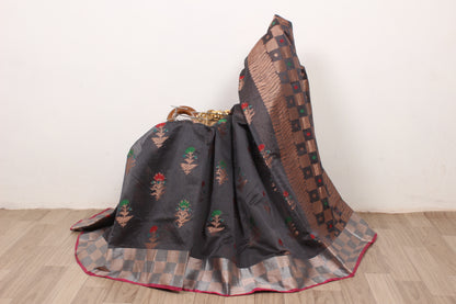 Handwoven Banarasi Cotton Silk Saree