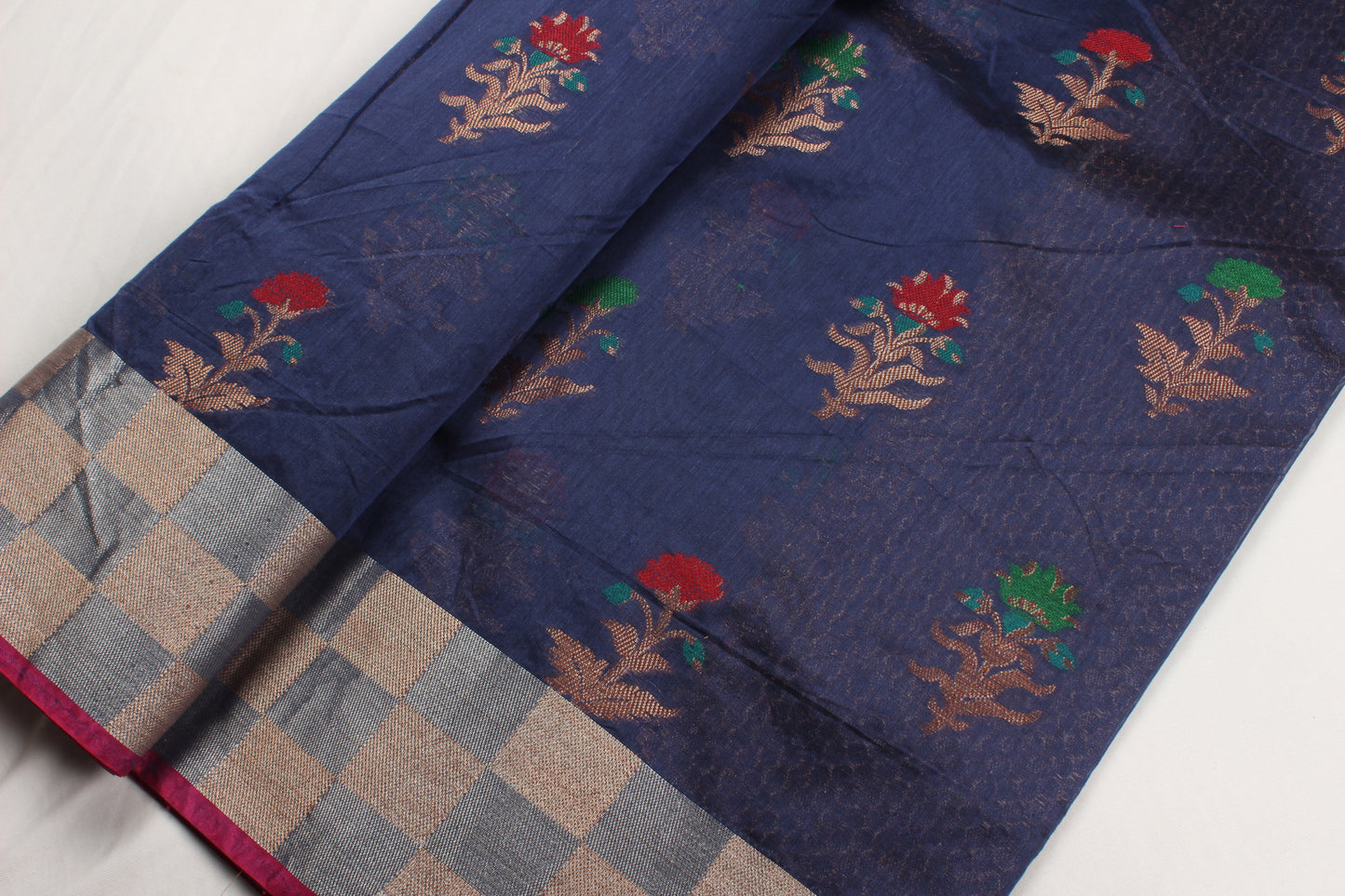 Handwoven Banarasi Cotton Silk Saree