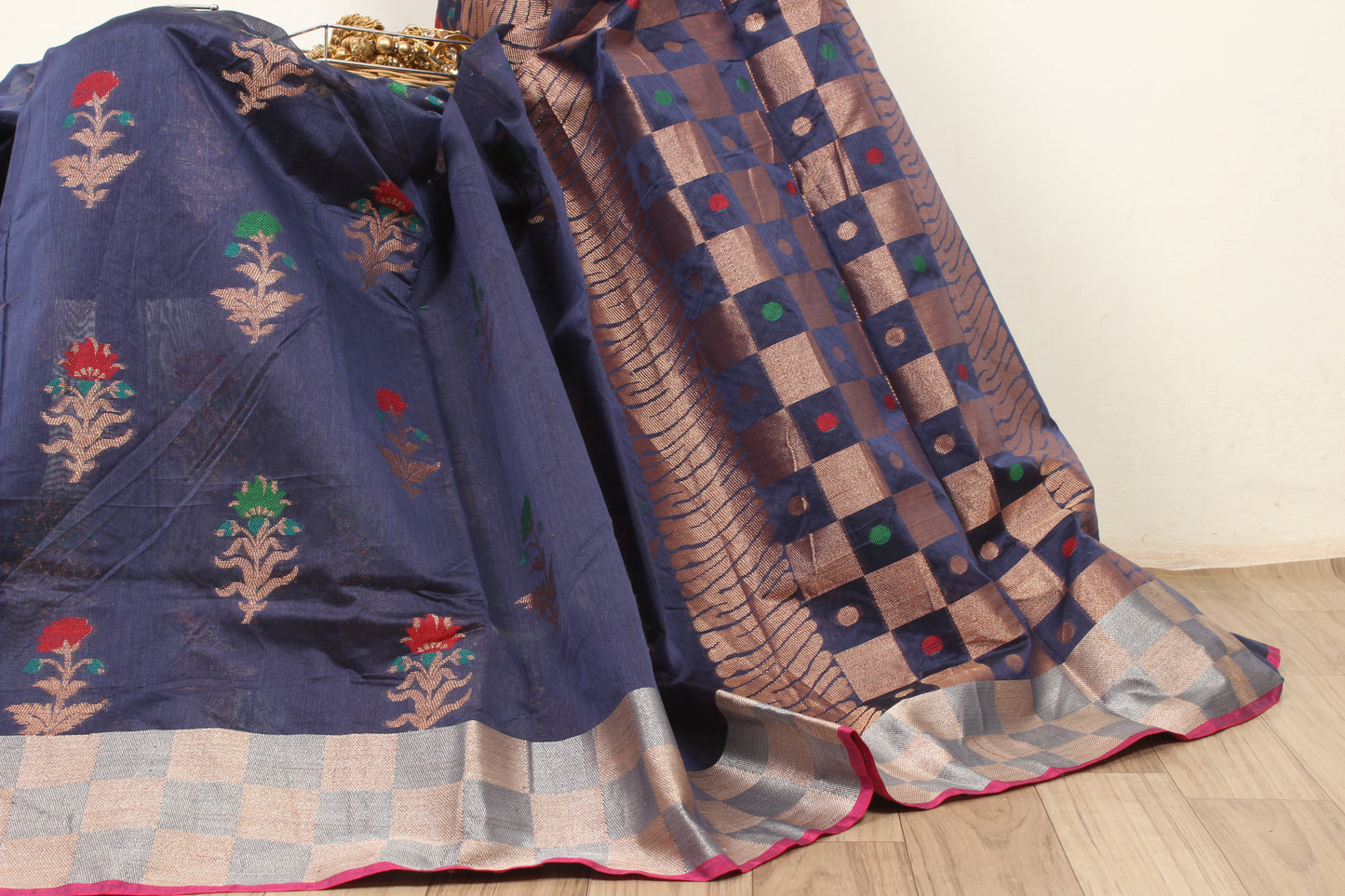 Handwoven Banarasi Cotton Silk Saree