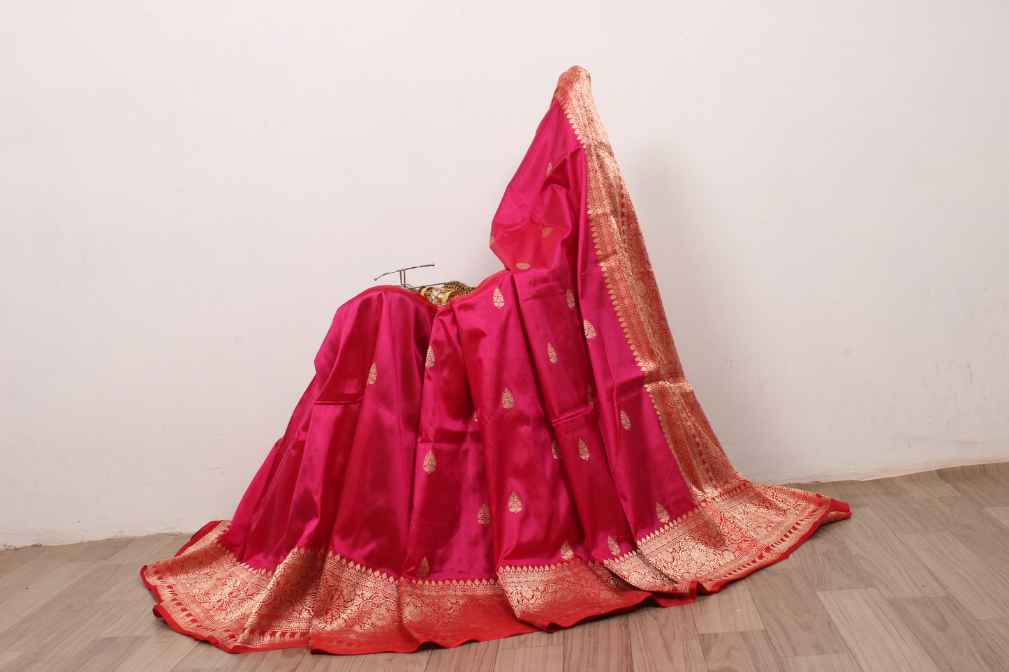 Handwoven Banarasi Pure Khaddi Silk Saree