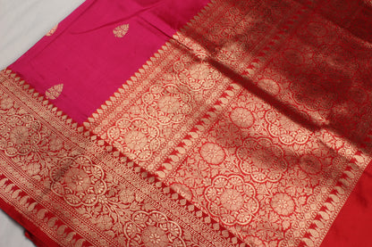 Handwoven Banarasi Pure Khaddi Silk Saree