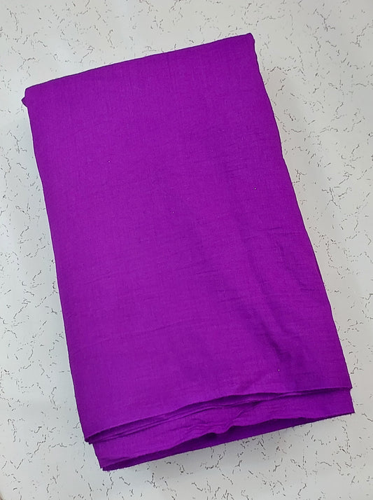 Banarasi Pure Moonga silk saree with crush pallu- Purple