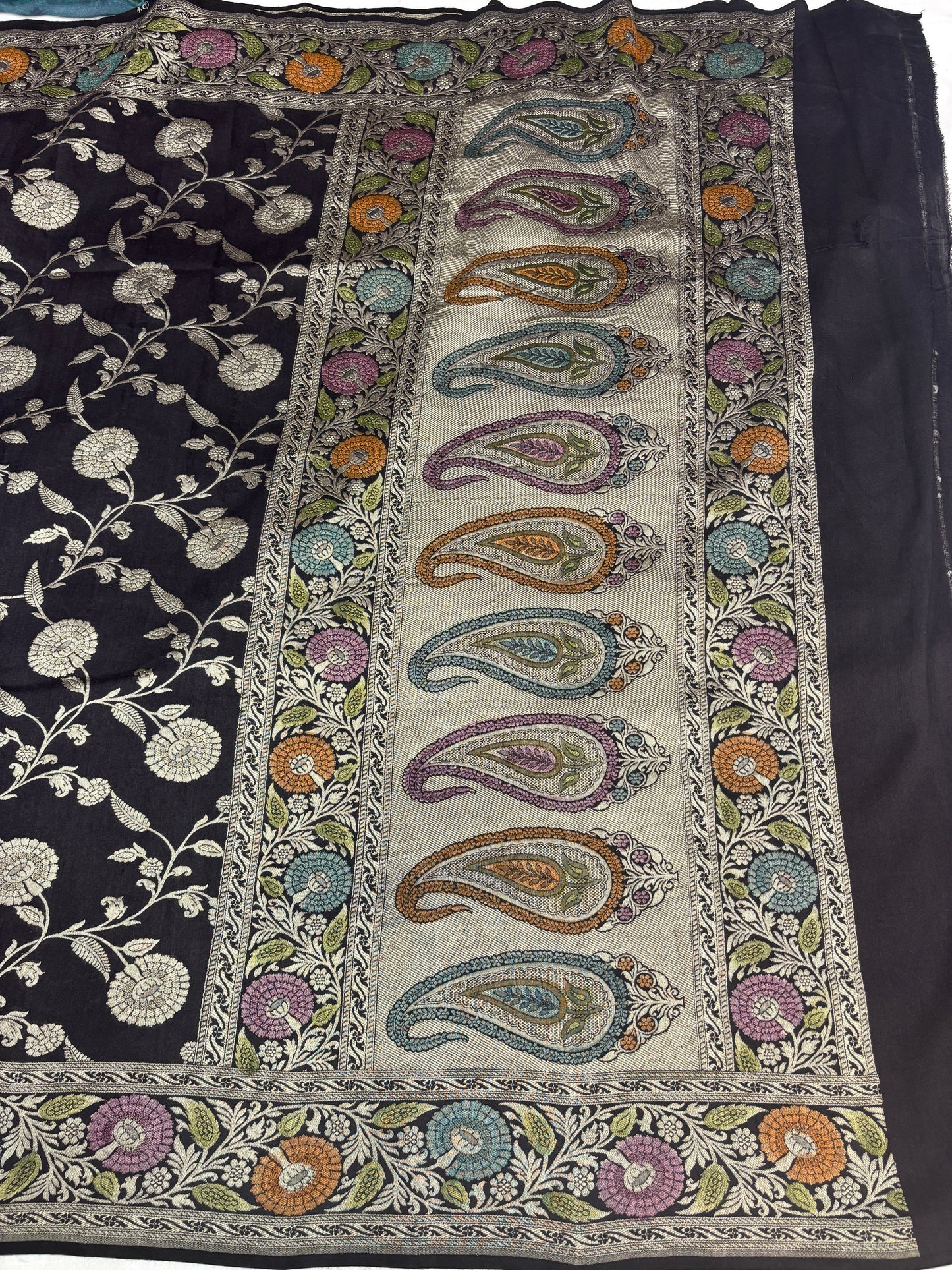 Banarasi Handloom pure khaddi Moonga silk Dupatta