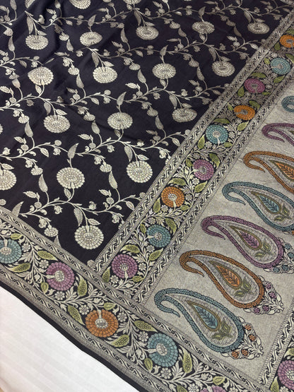 Banarasi Handloom pure khaddi Moonga silk Dupatta