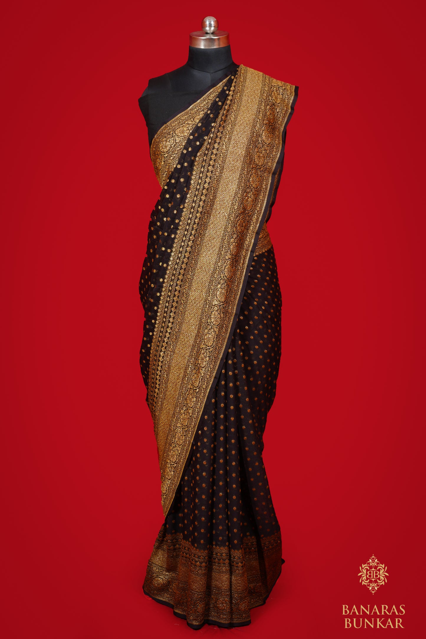 Banarasi Pure Khaddi Georgette silk saree