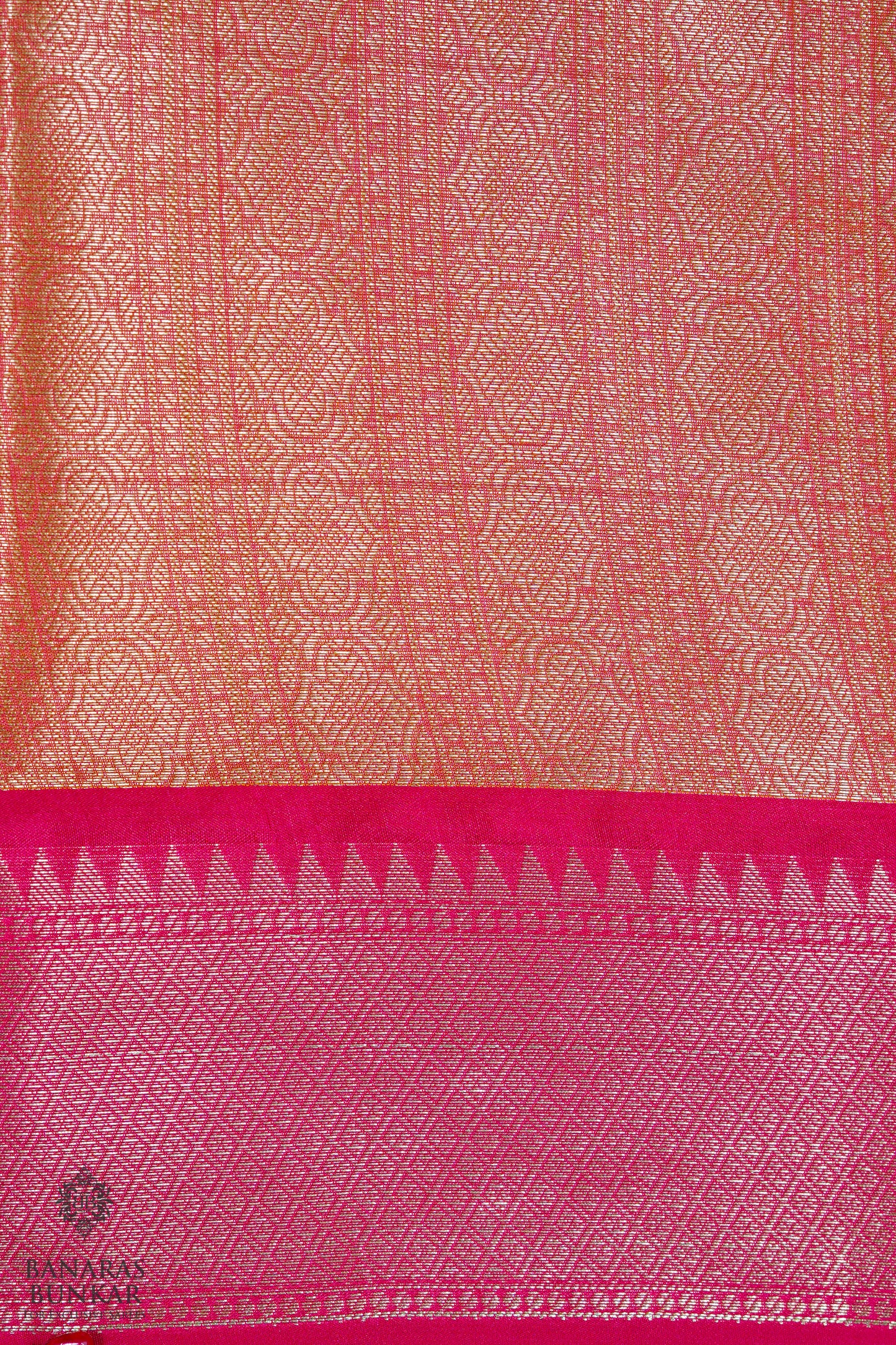 Banarasi Tissue silk zari Brocade saree allover jaal design with skirt